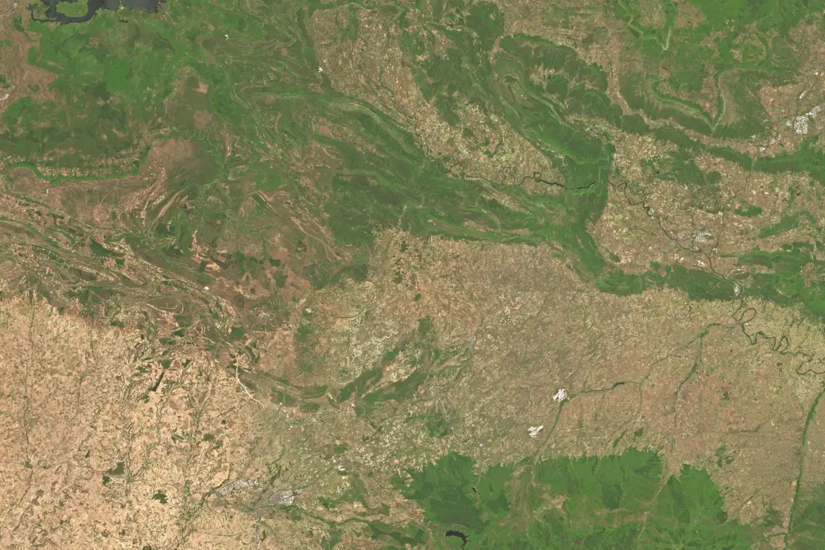 Foto aérea de la zona de Burgos