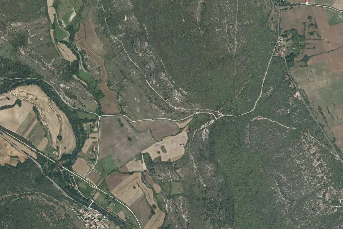 Foto aérea de la zona de Escaño