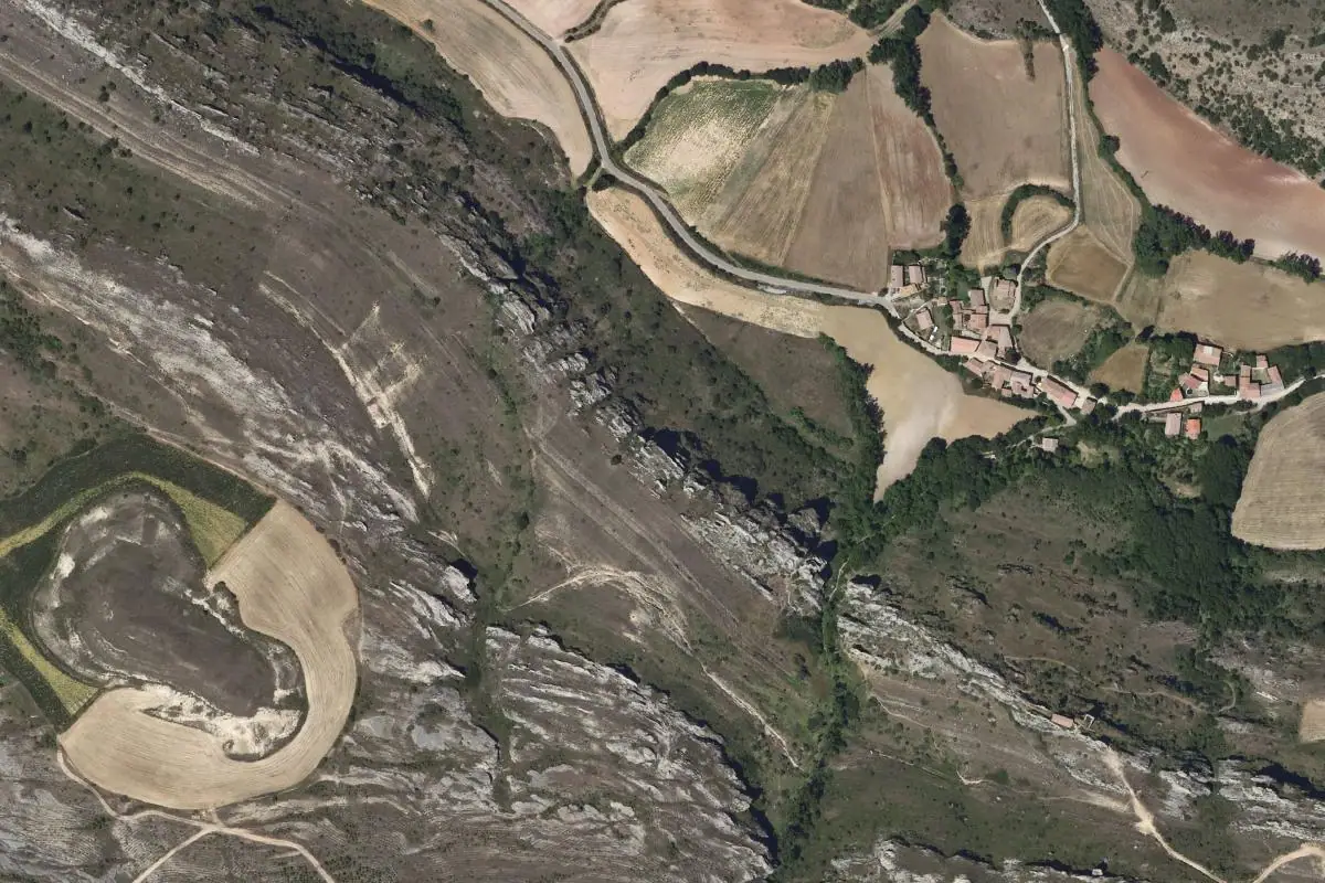 Aerial photo of the Gama area