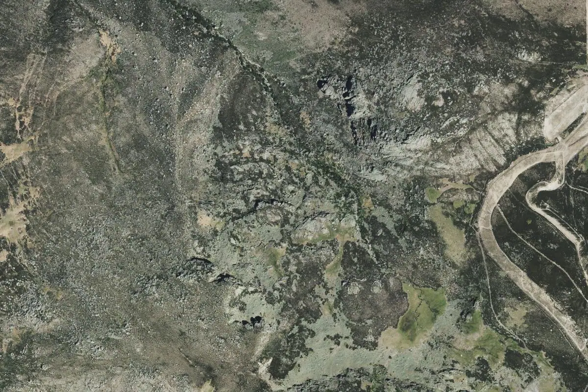 Foto aérea de la zona de La covatilla