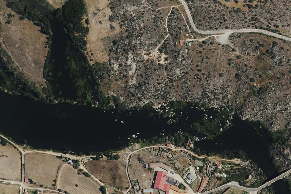 Foto aérea de la zona de Ledesma