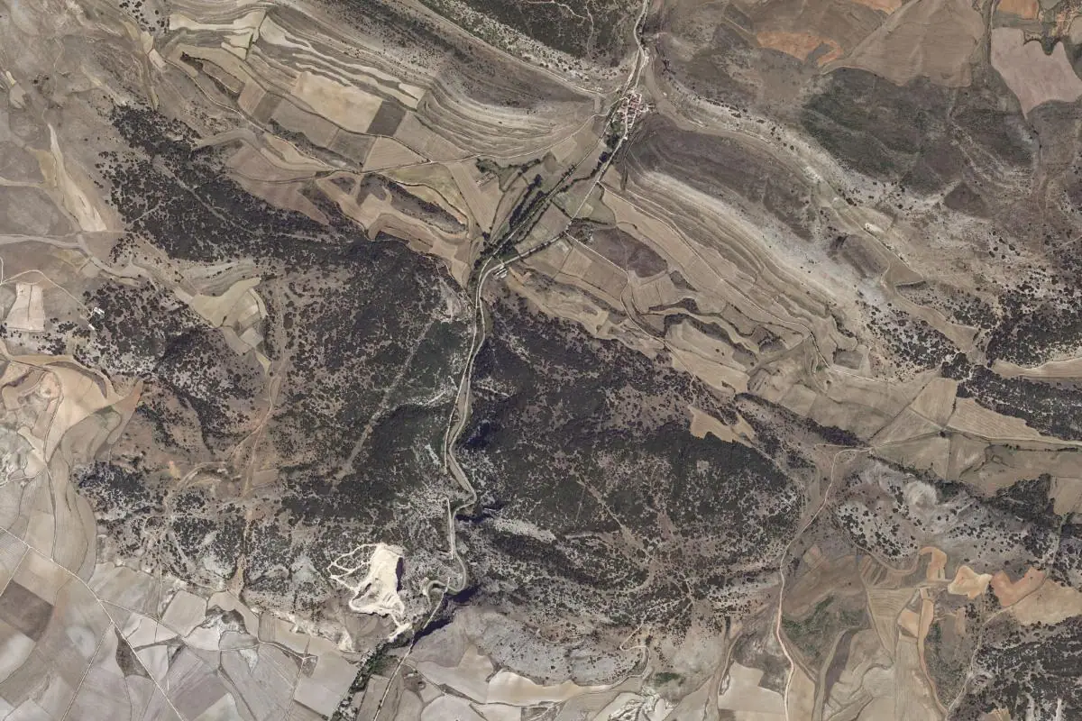 Foto aérea de la zona de Peñahorada