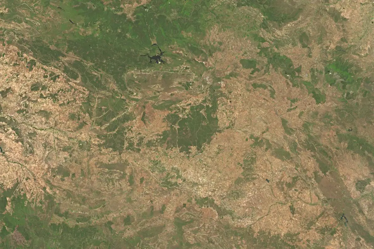 Aerial photo of the Soria area