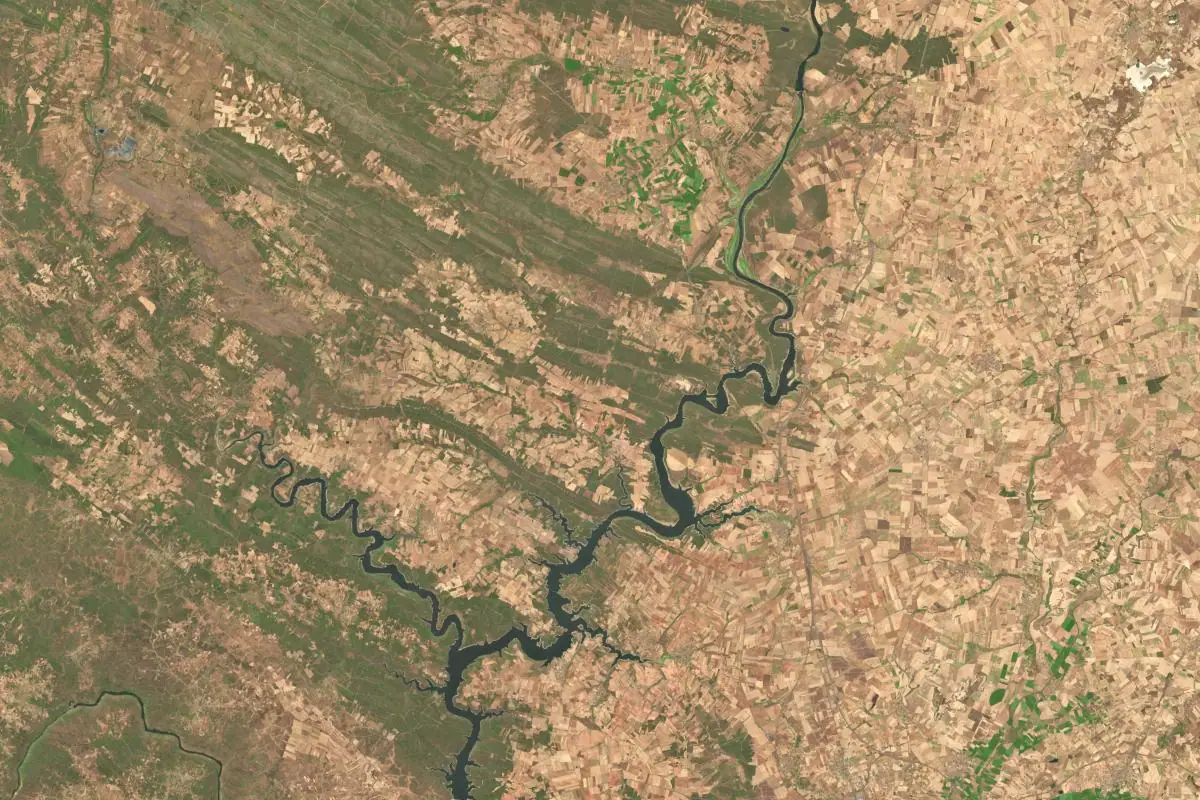 Aerial photo of the Zamora area