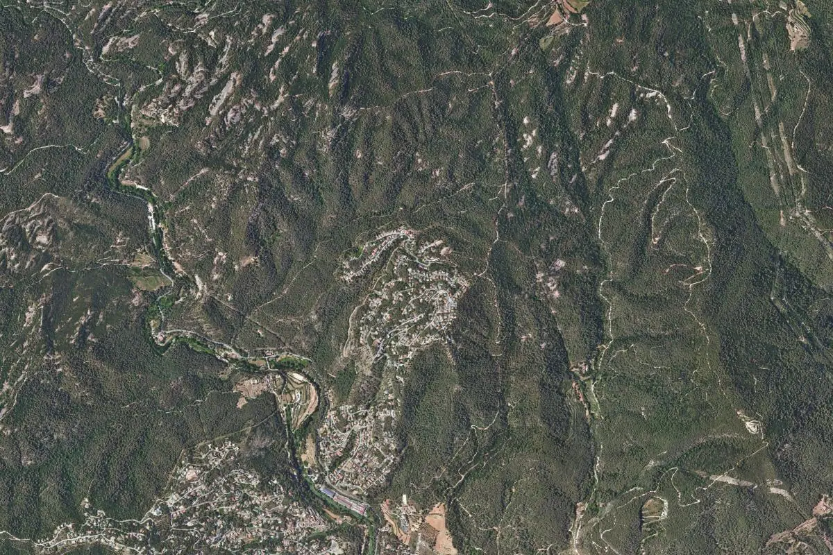 Aerial photo of the Castellar del Vallès area