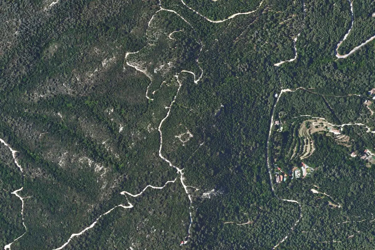 Foto aérea de la zona de Céllecs