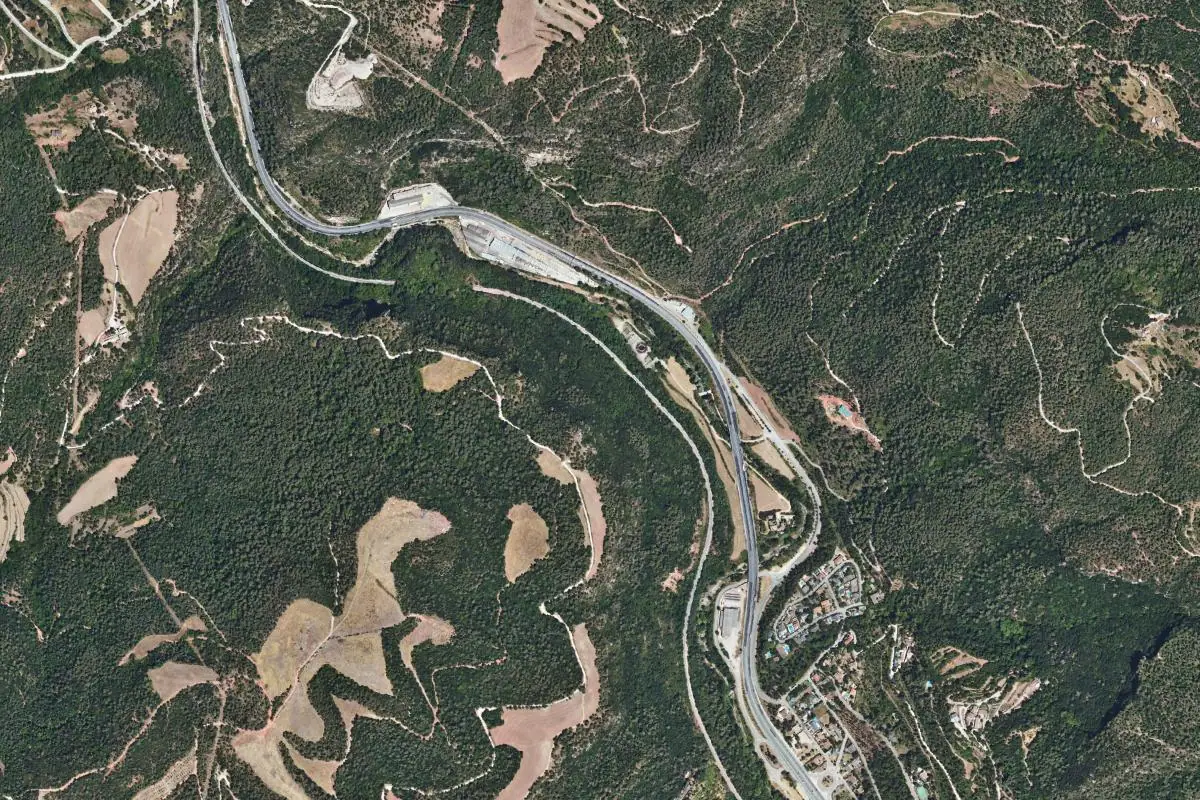 Foto aérea de la zona de El Vallès Oriental