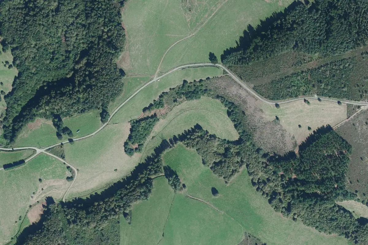 Foto aérea de la zona de Gorros