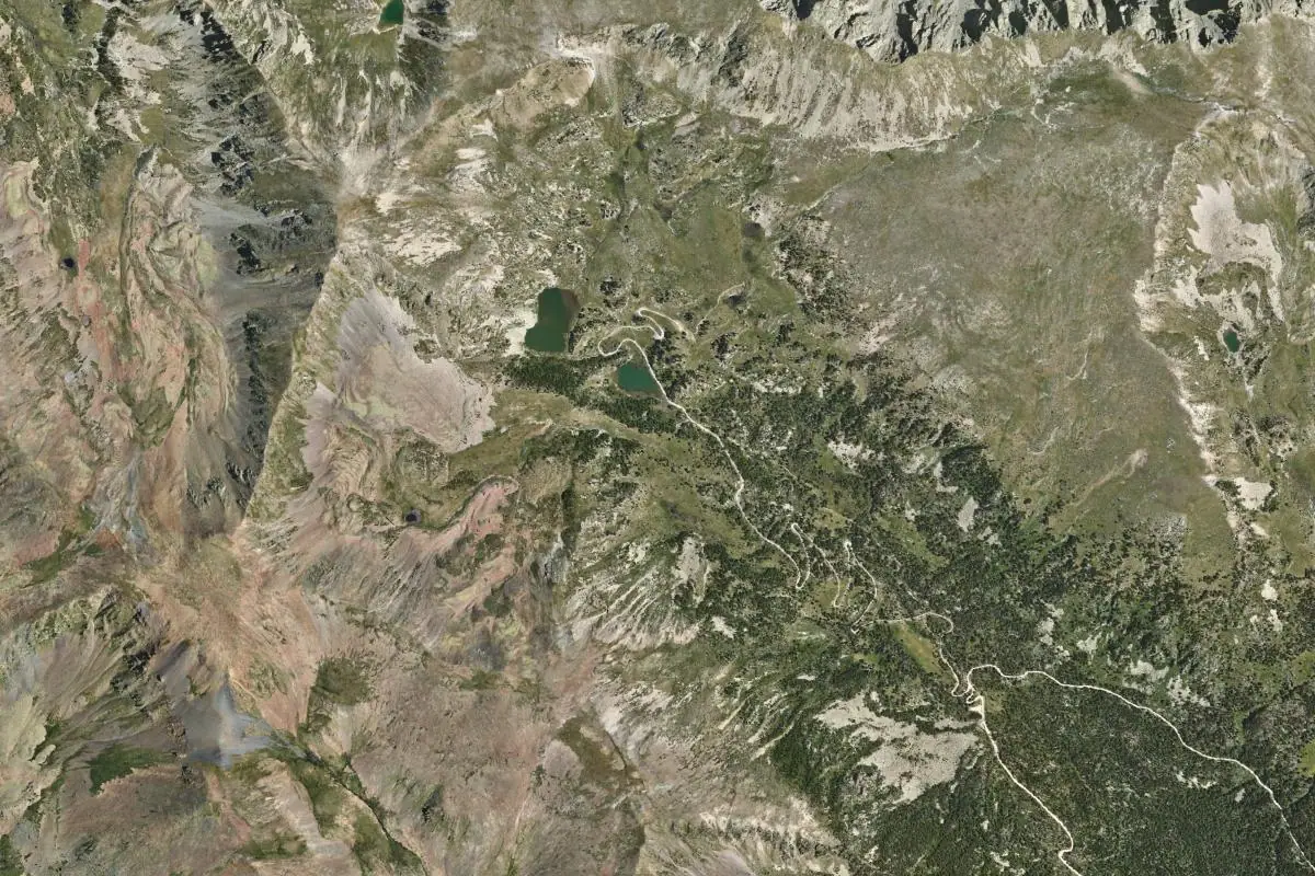 Aerial photo of the La Cerdanya area