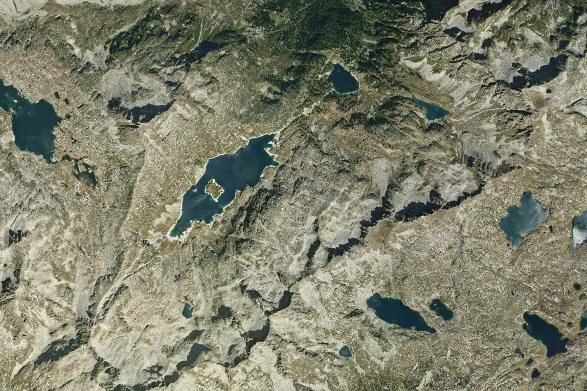 Aerial photo of the Restanca area