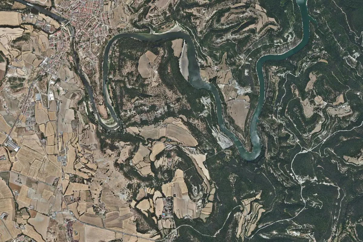Foto aérea de la zona de Savassona
