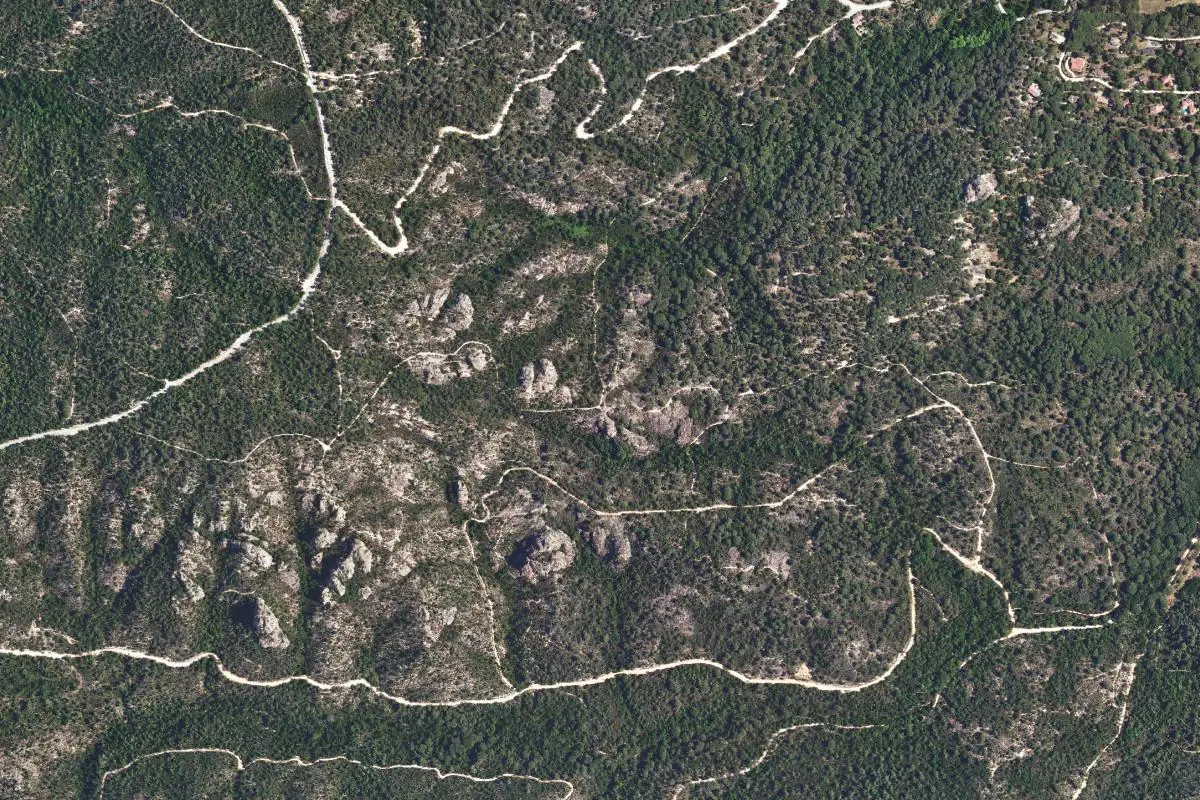 Foto aérea de la zona de Solius