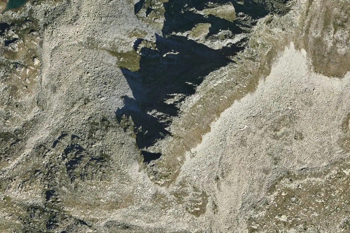 Foto aérea de la zona de Travessani