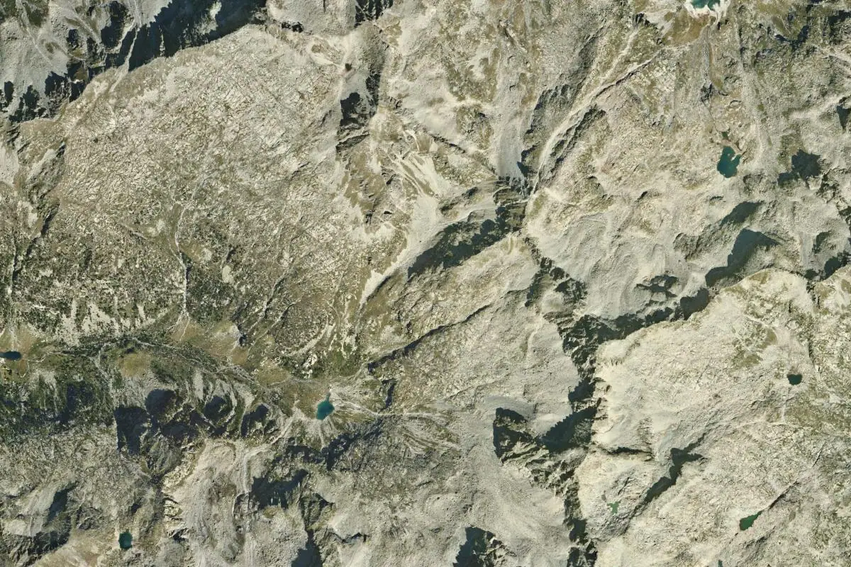 Foto aérea de la zona de Vall de Besiberri