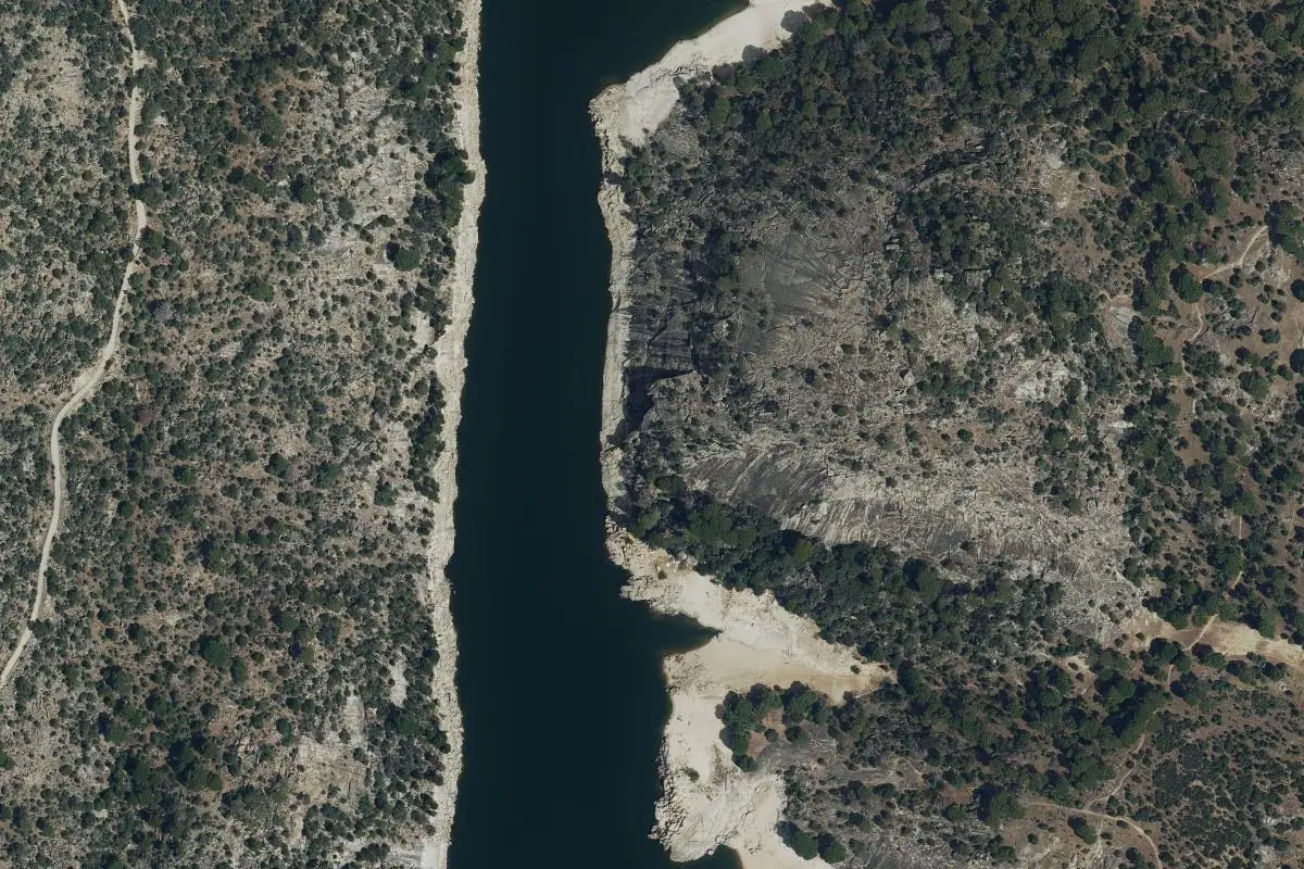 Foto aérea de la zona de Lancha del Yelmo