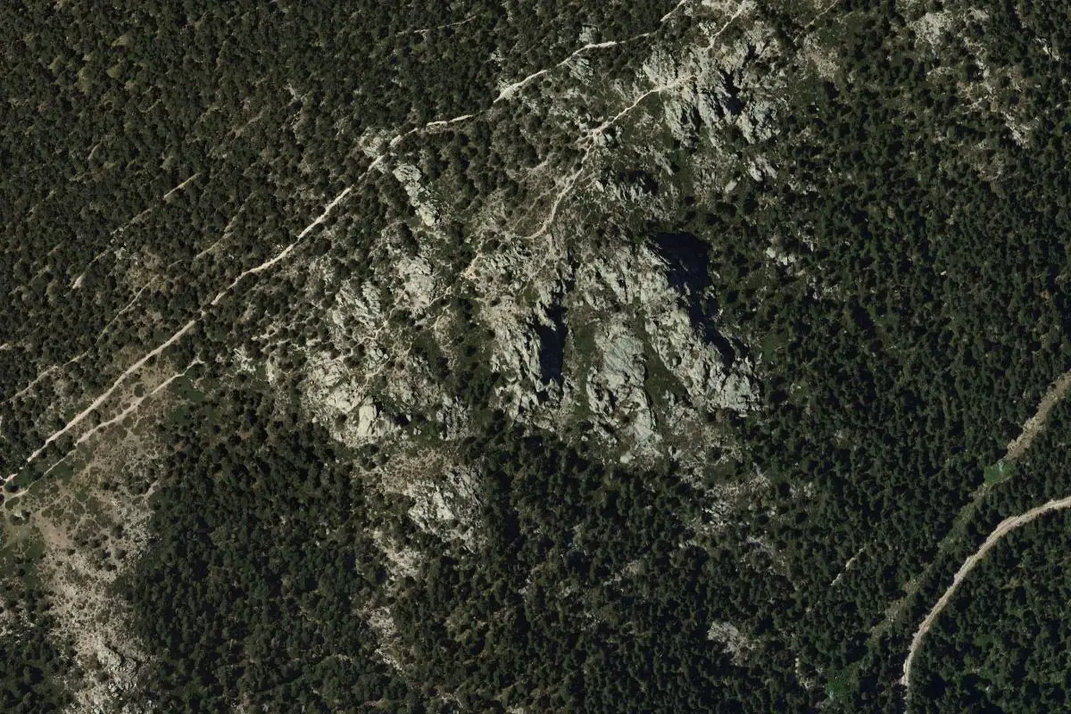 Foto aérea de la zona de Meño