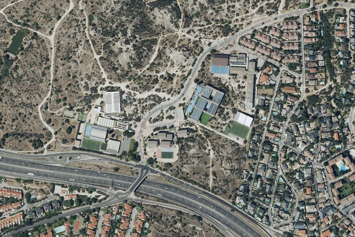 Foto aérea de la zona de Torrelodones