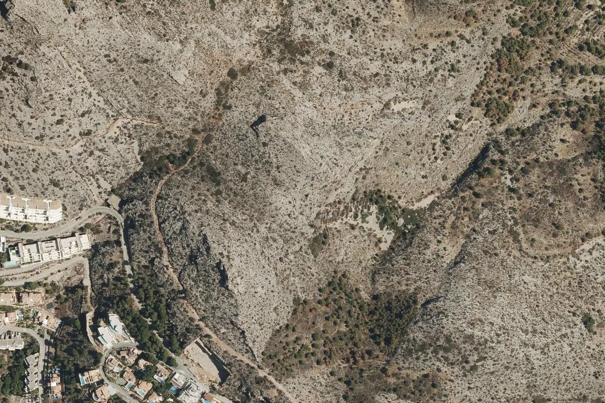 Foto aérea de la zona de El Cepellar