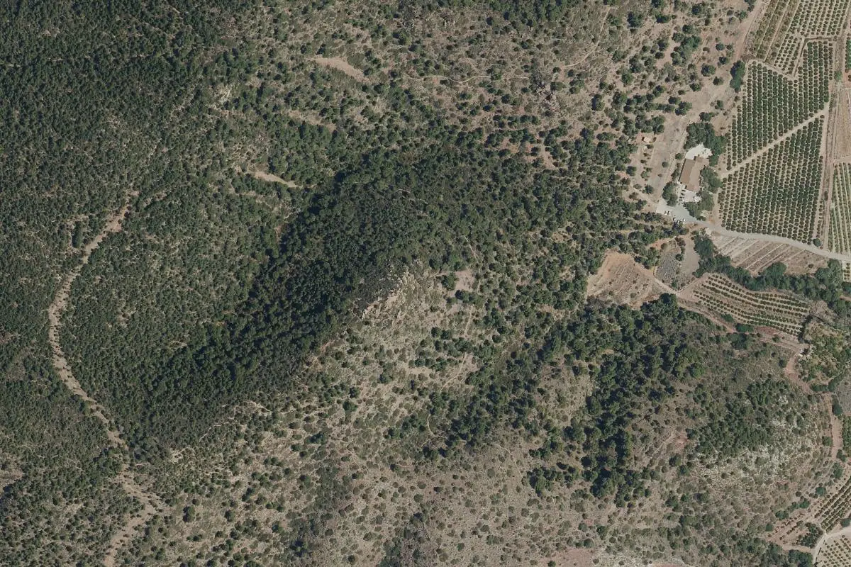 Foto aérea de la zona de El Tabalet