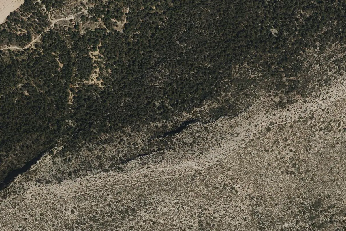 Foto aérea de la zona de Fontanars dels Alforins