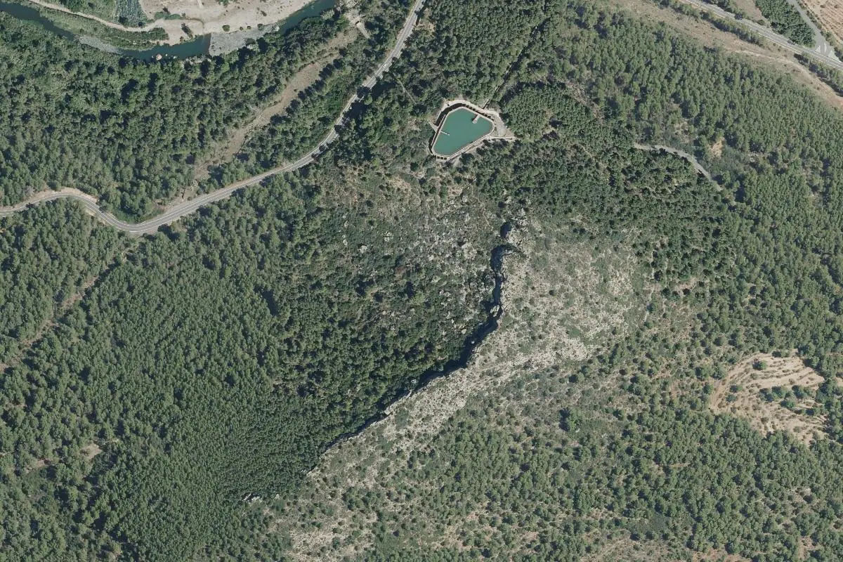 Foto aérea de la zona de Vallat