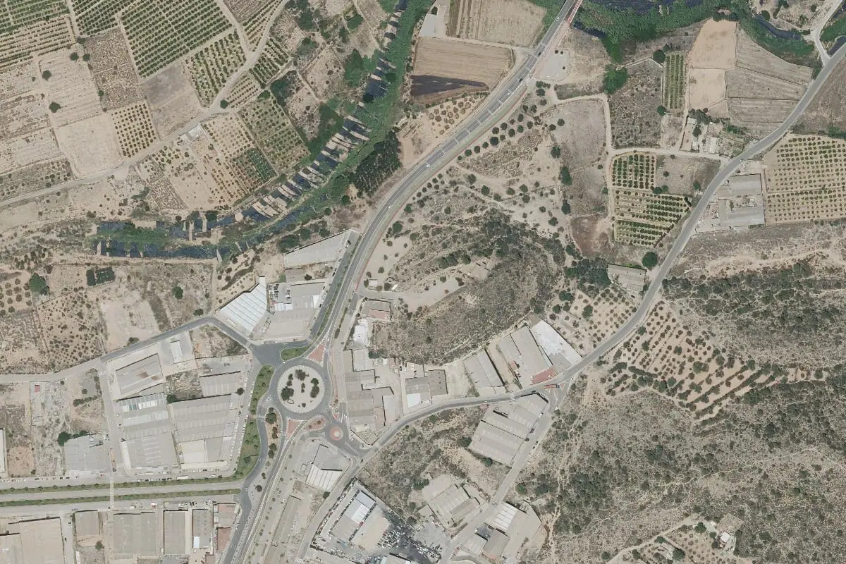 Aerial photo of the Vilamarxant area