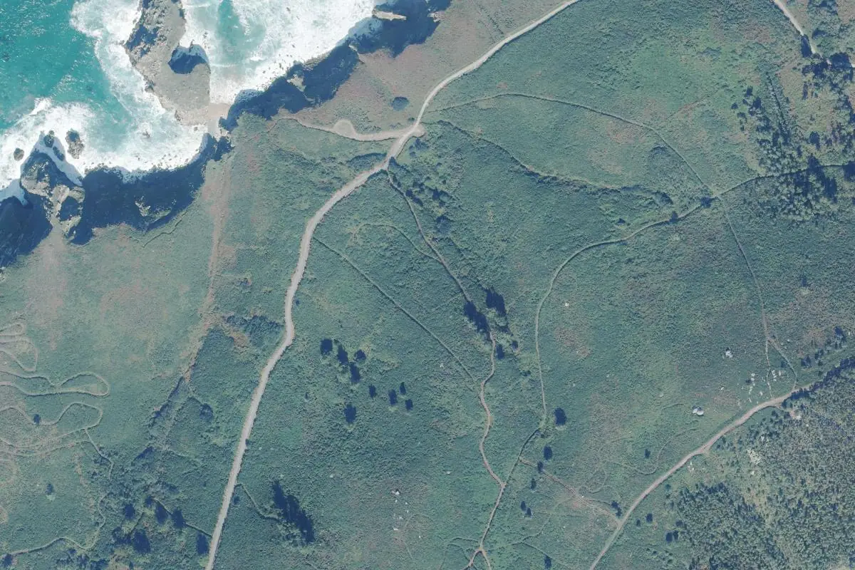 Foto aérea de la zona de Campelo