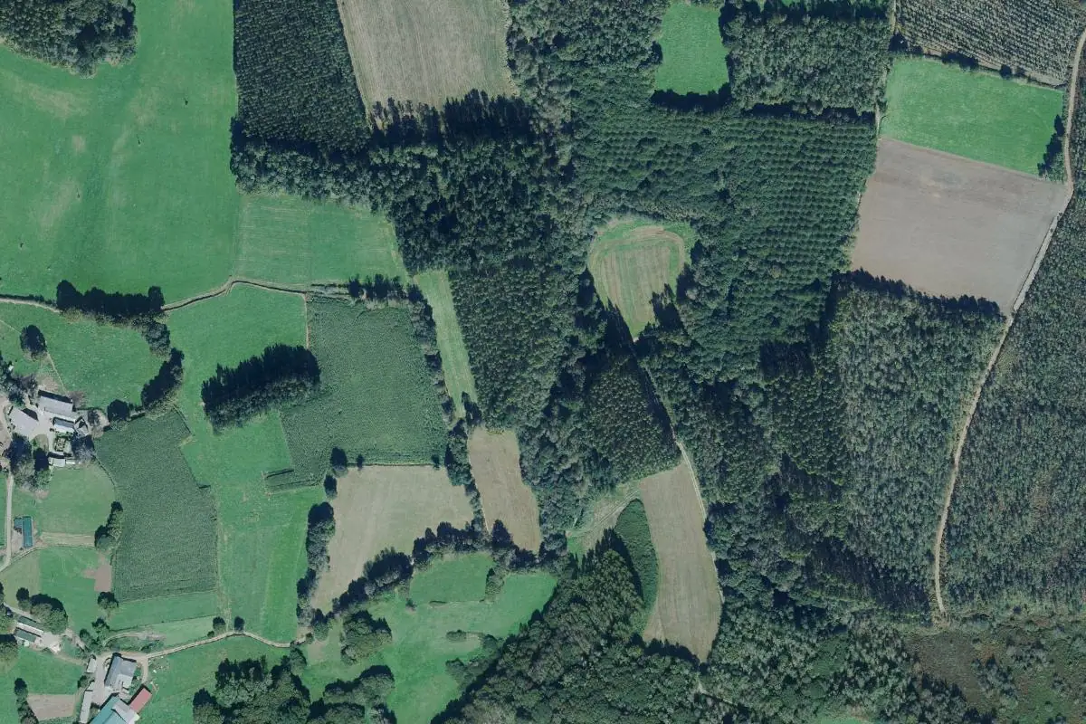 Foto aérea de la zona de Guitiriz