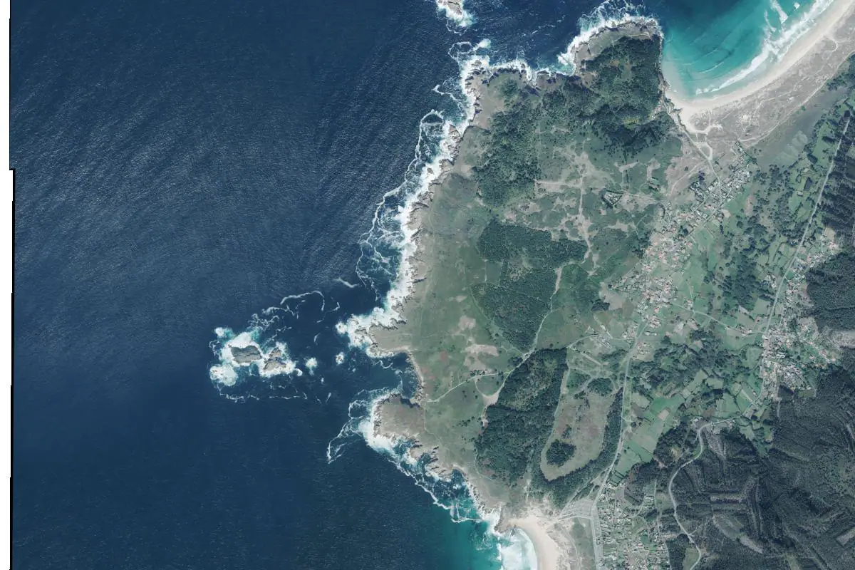 Foto aérea de la zona de Lobadiz