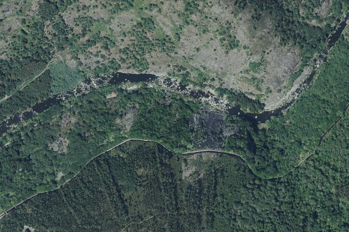 Aerial photo of the Tambre area