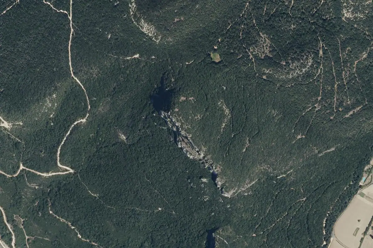 Foto aérea de la zona de Altikogaina