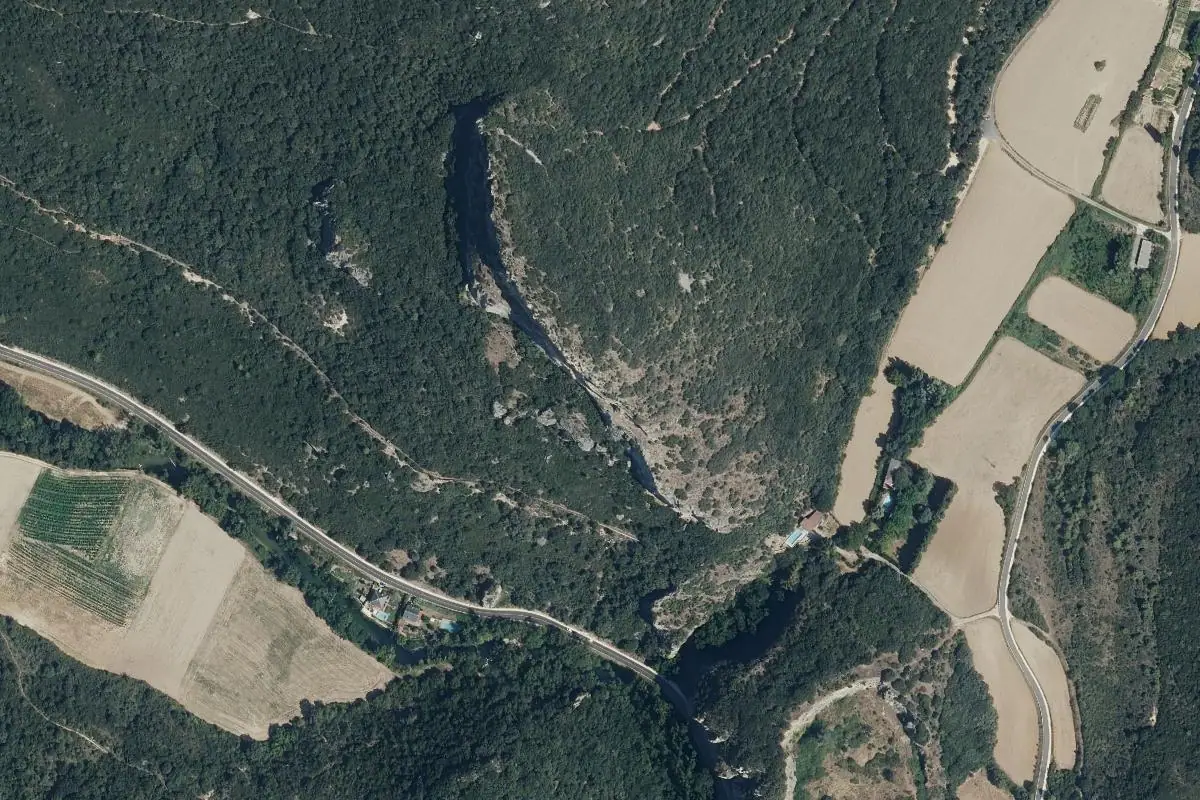 Foto aérea de la zona de Bargagorria