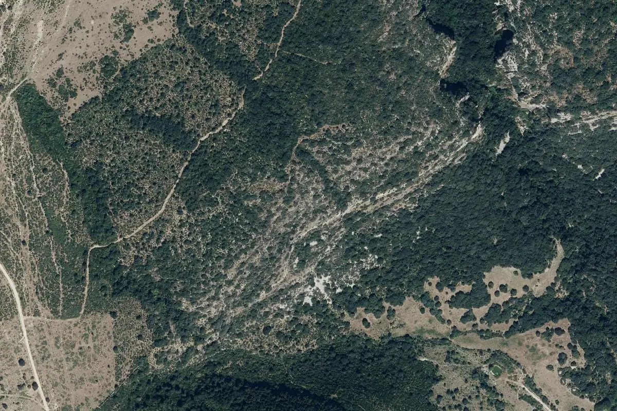 Foto aérea de la zona de El Burón