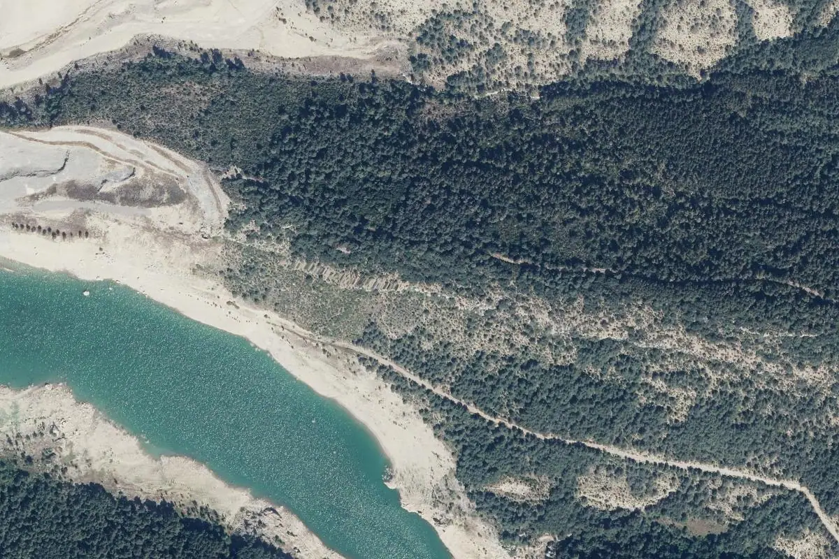 Aerial photo of the Errekagaitzeta Nagore area
