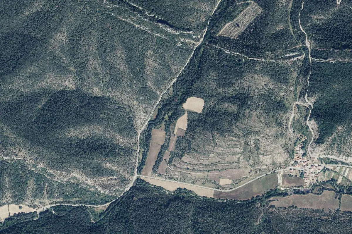 Aerial photo of the Igari area