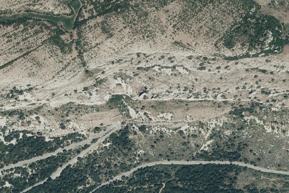 Aerial photo of the Kale Borroka area