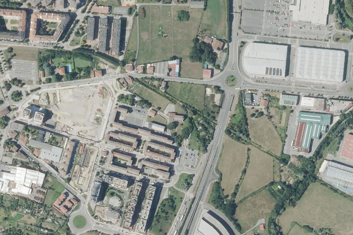 Foto aérea de la zona de Lepia