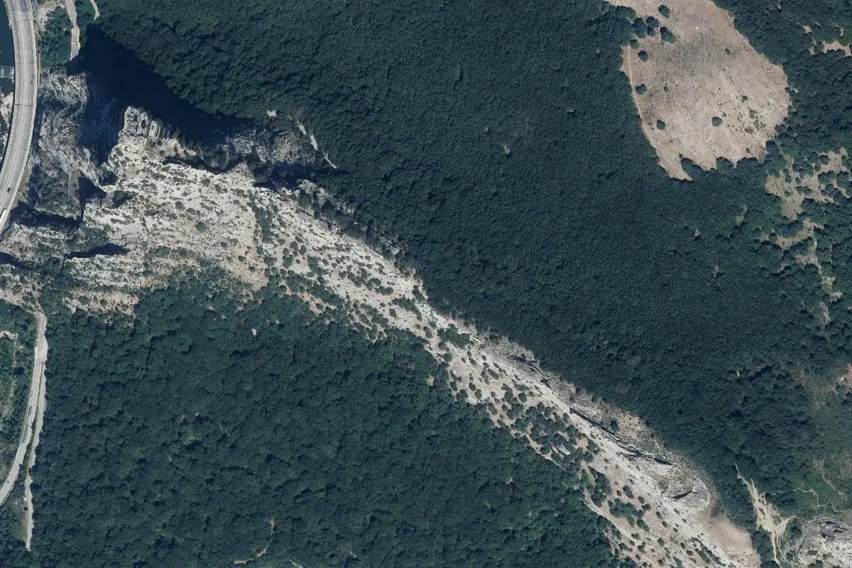 Aerial photo of the Putreen Behatokia - Allegain area