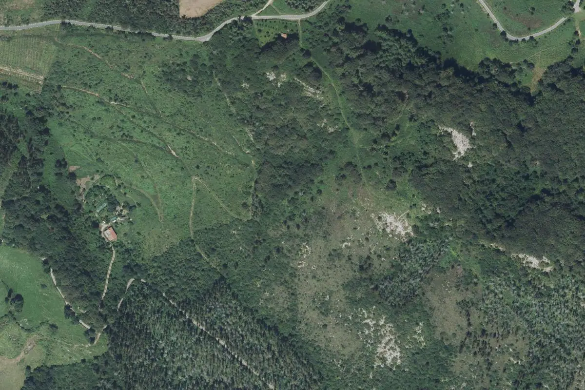 Foto aérea de la zona de LH