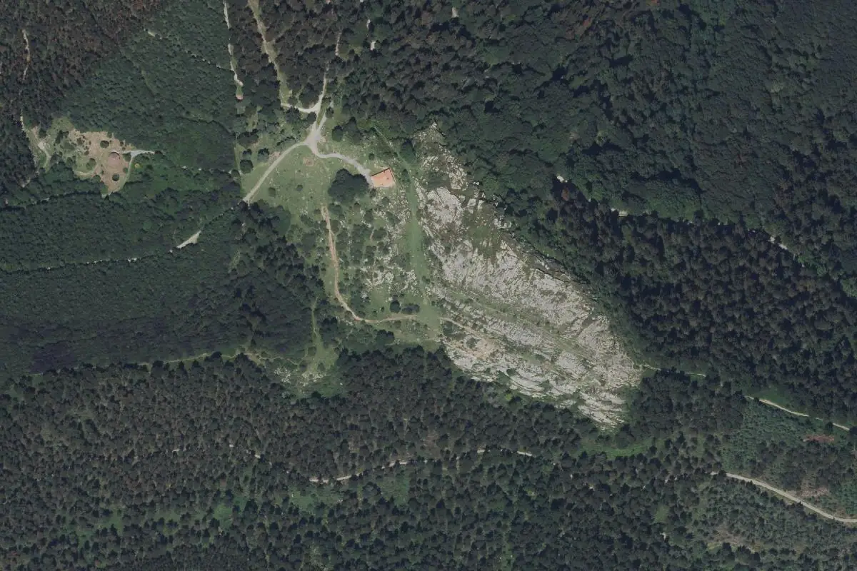 Foto aérea de la zona de Pagasarri