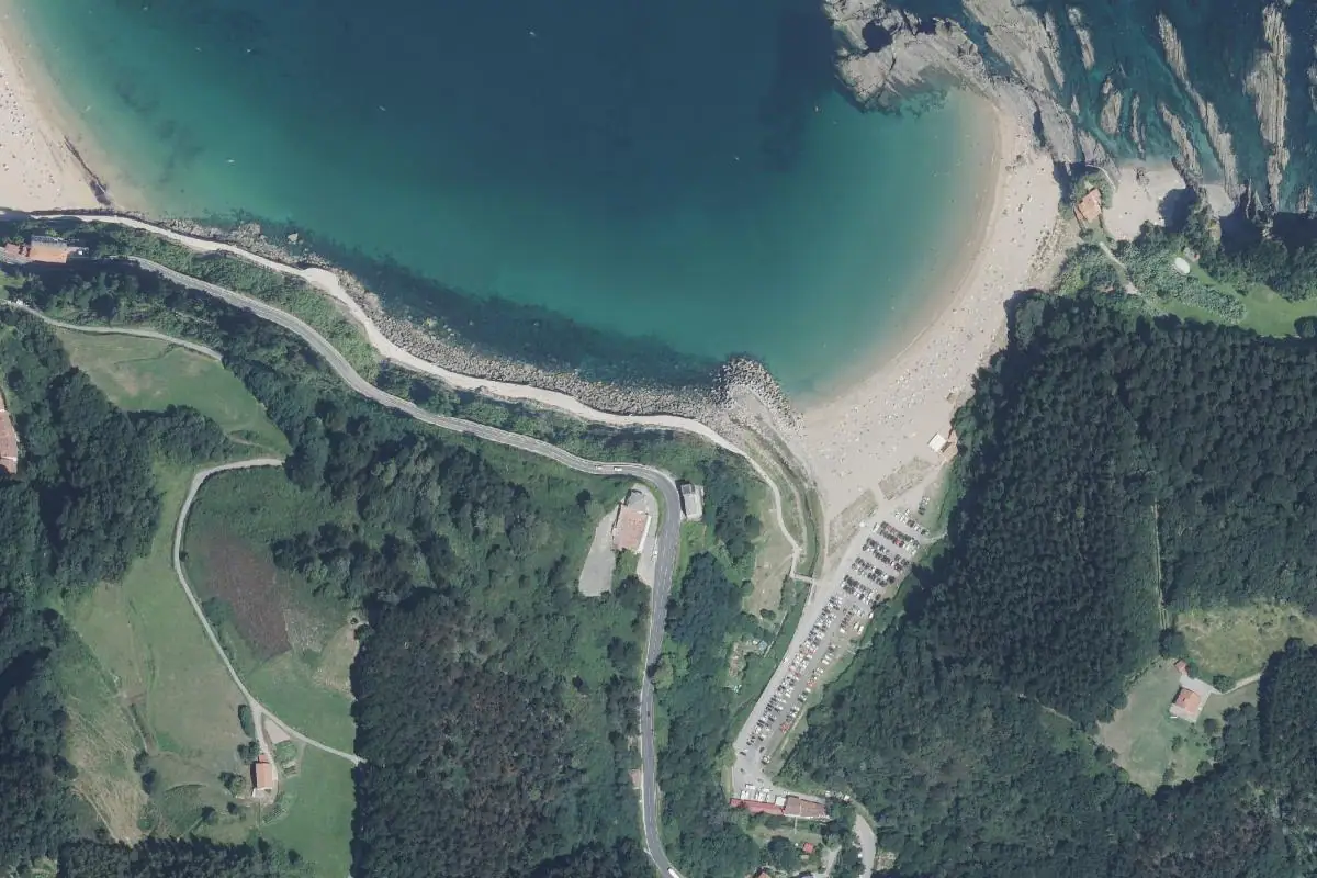 Foto aérea de la zona de Saturraran