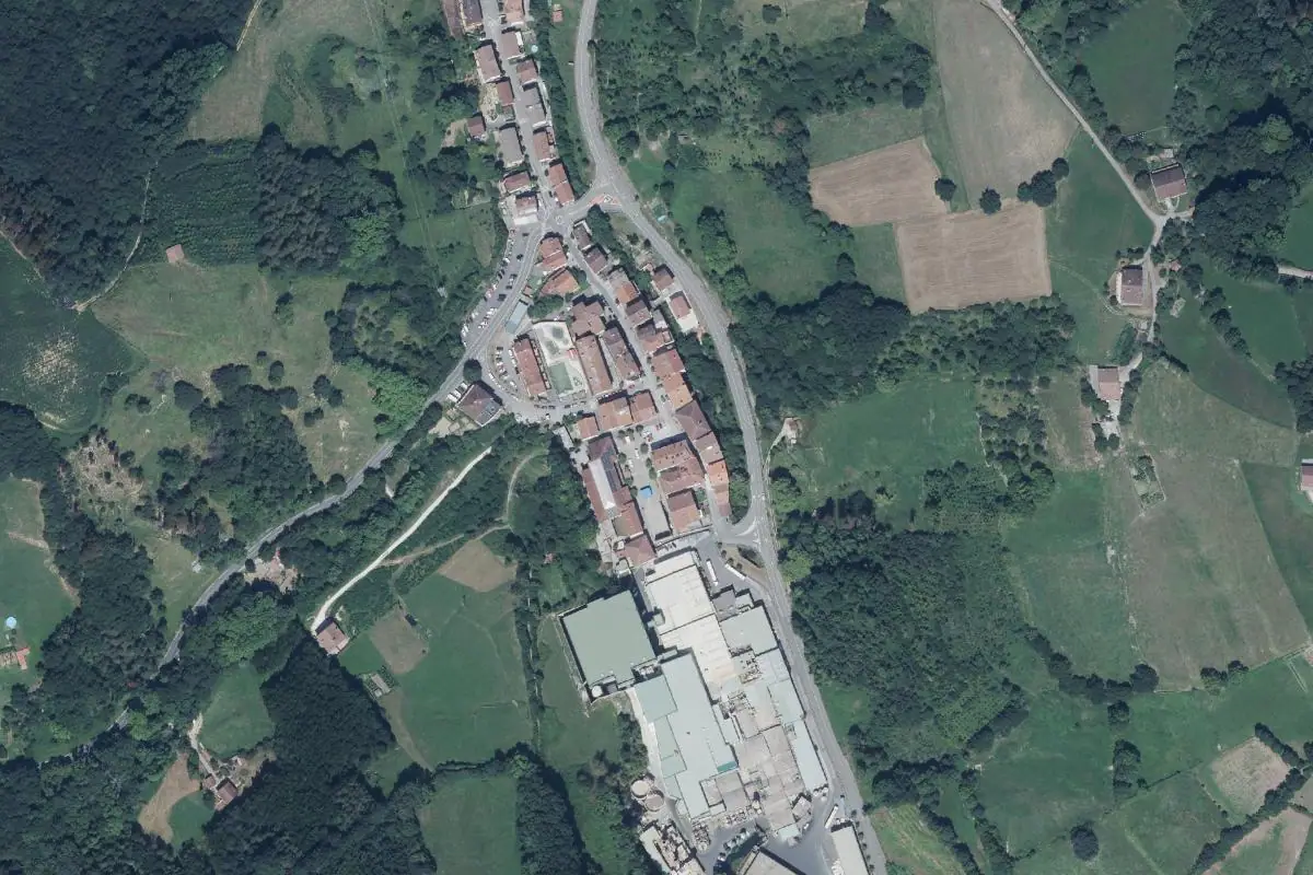 Foto aérea de la zona de Zazpiturri