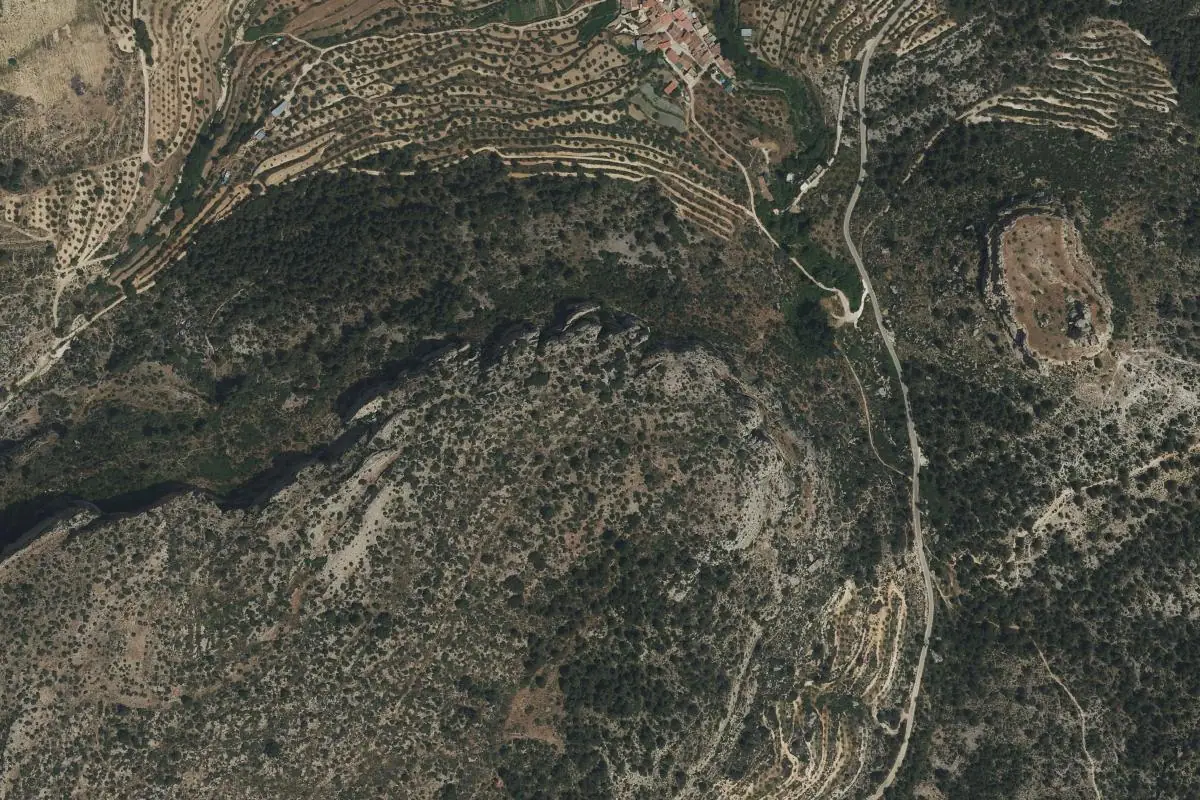 Foto aérea de la zona de Benizar