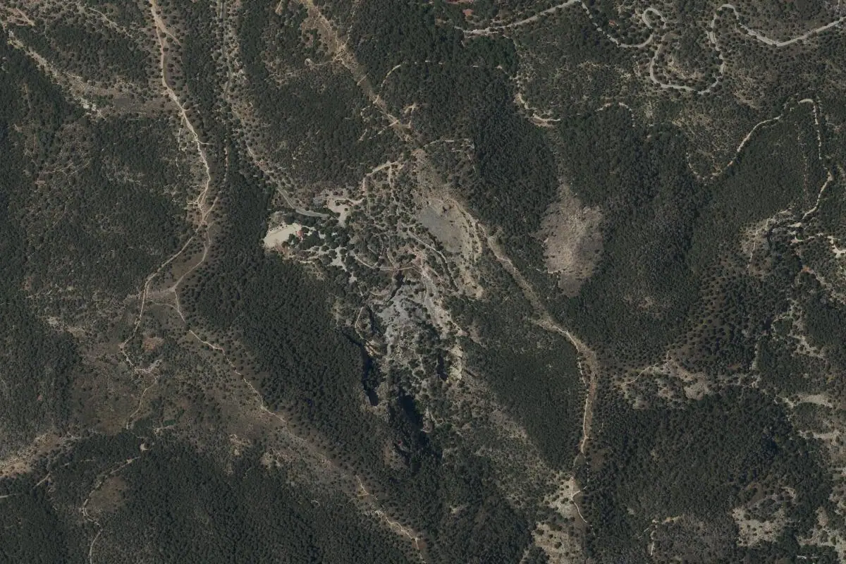 Aerial photo of the Canteras de El Valle area