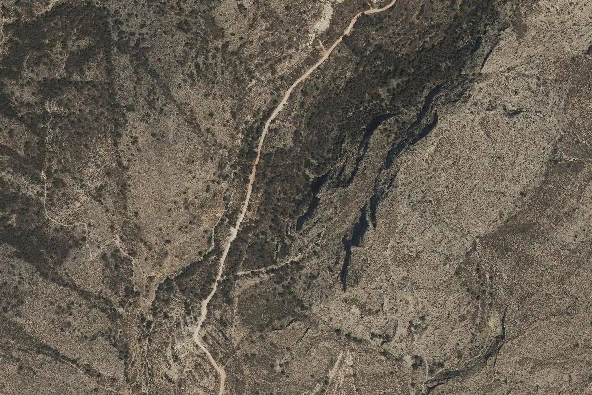 Foto aérea de la zona de El Corqué