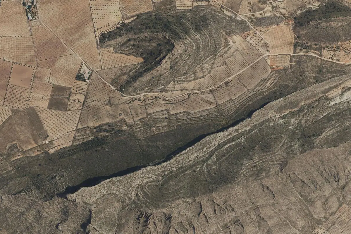 Foto aérea de la zona de La Graja