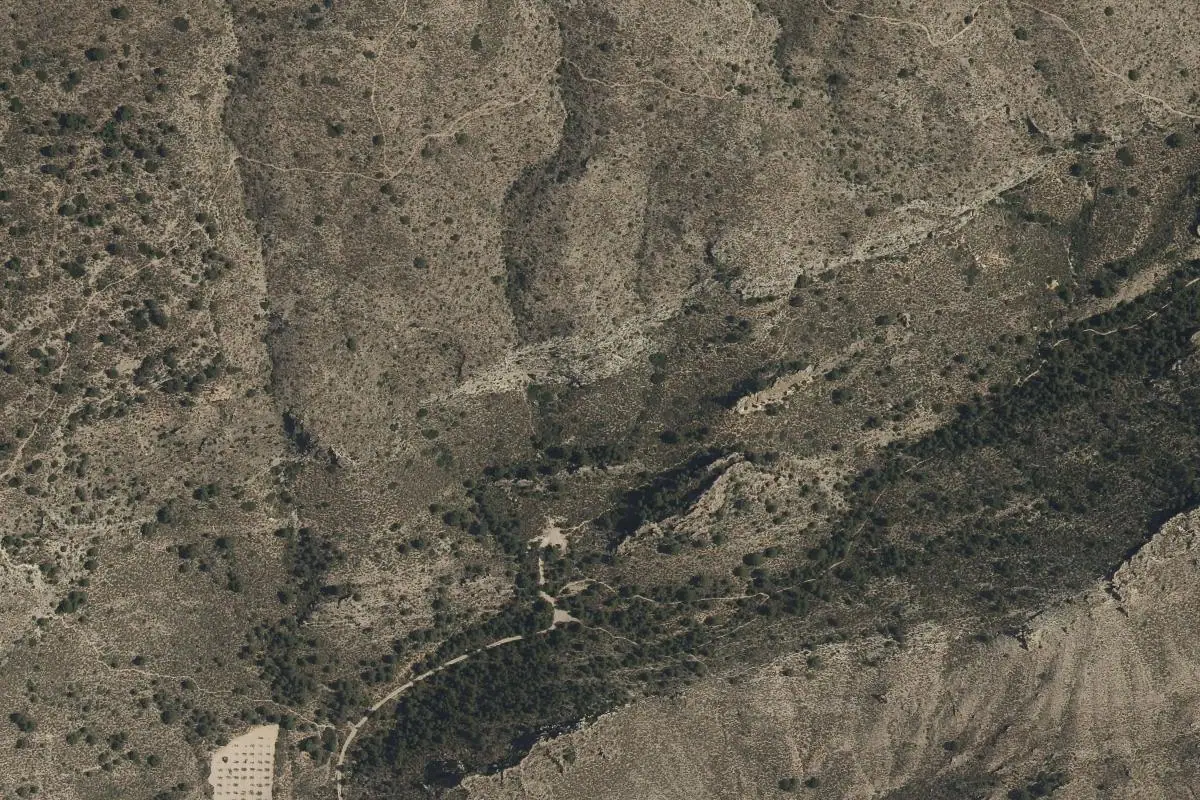 Aerial photo of the La Magdalena area