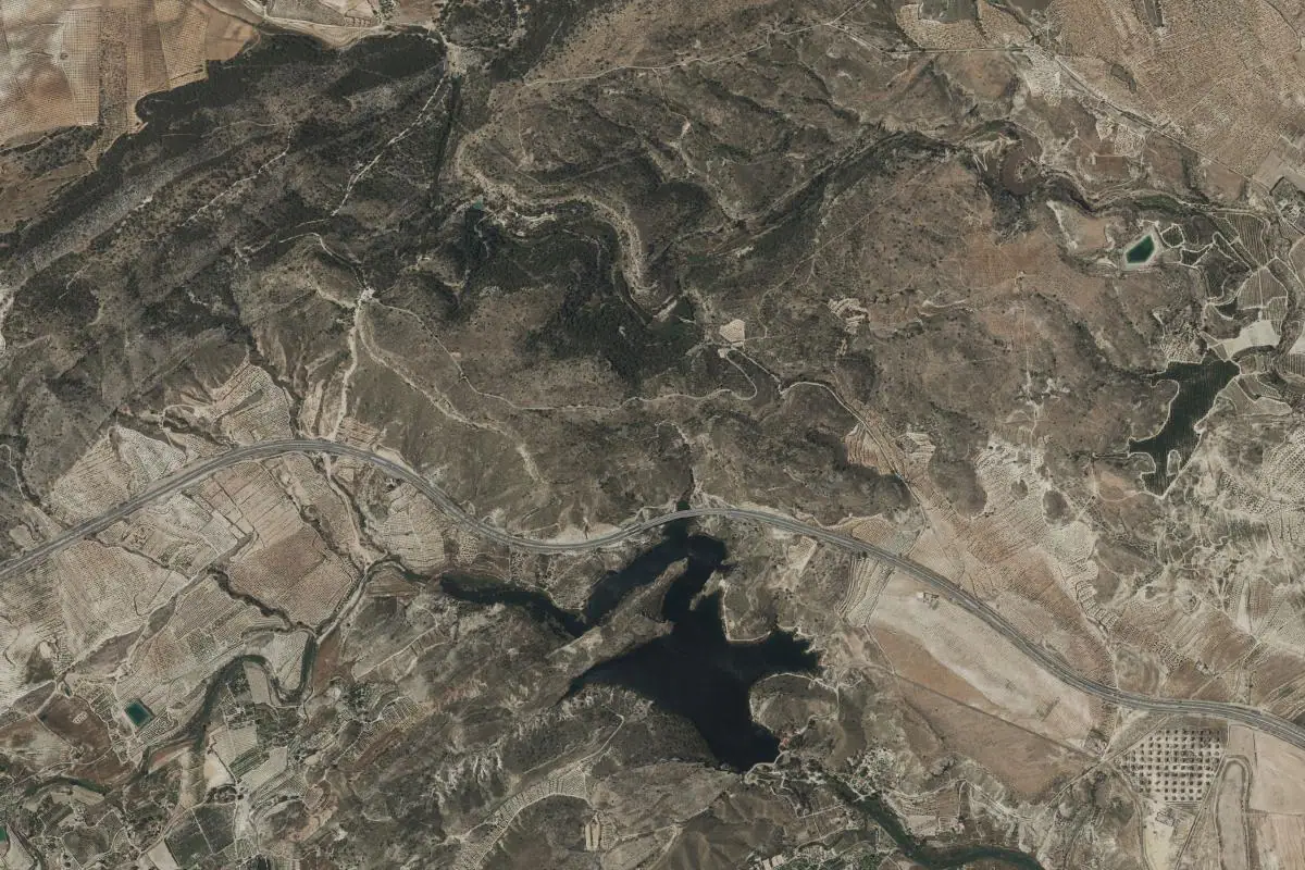 Foto aérea de la zona de Mula