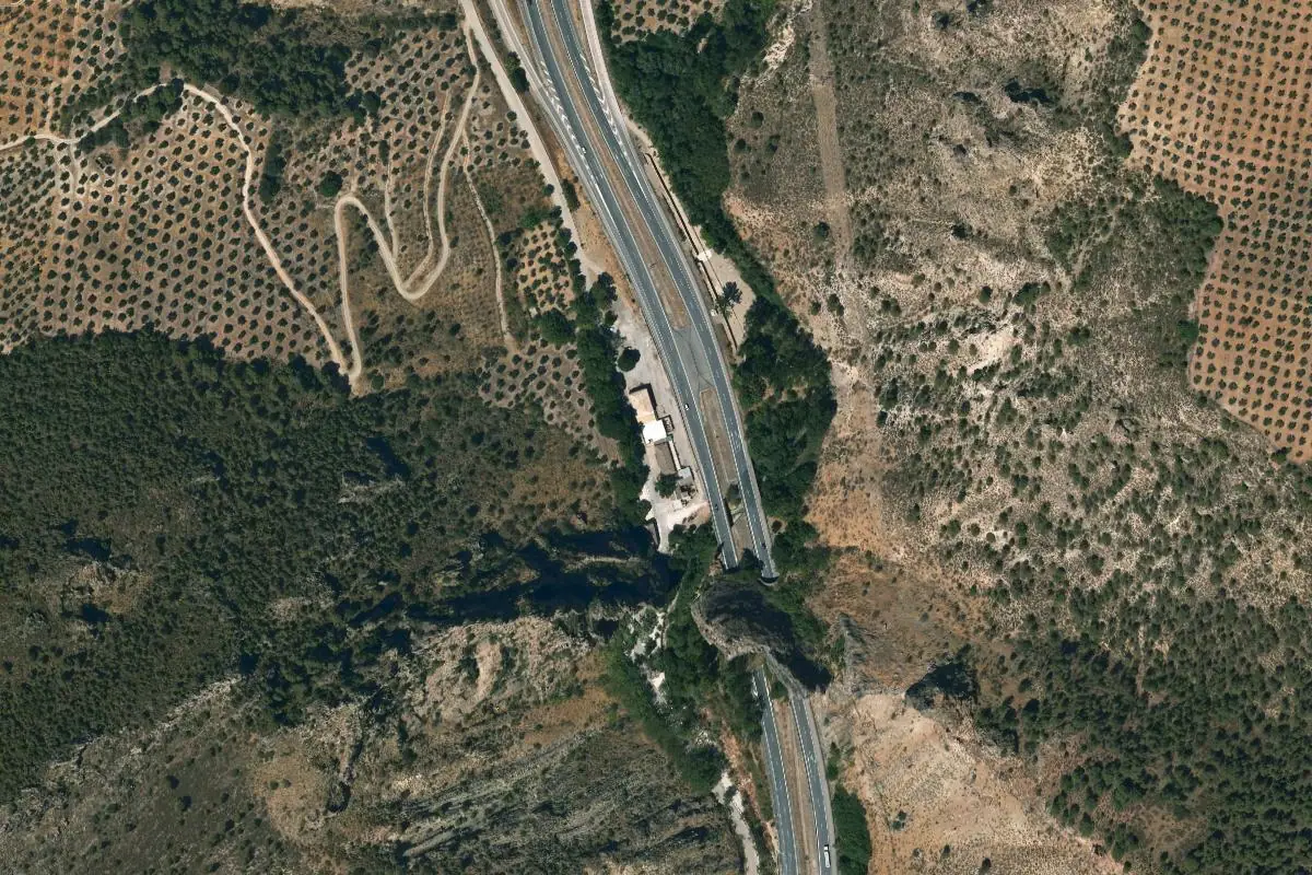Foto aérea de la zona de Santa Lucía