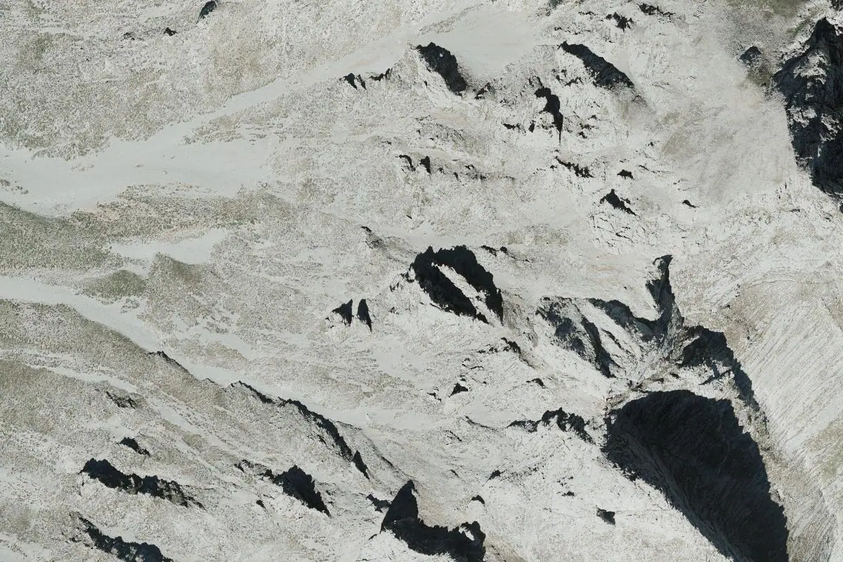 Aerial photo of the El Pozán area